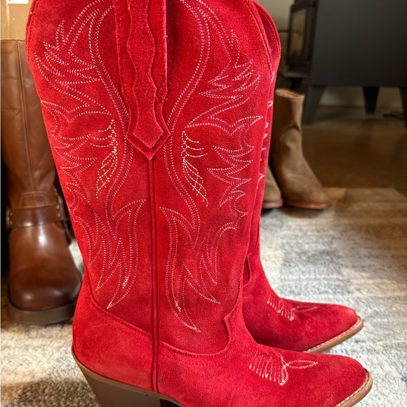 Idyllwind Shoes - Idyllwind Scarlet Suede Heeled Boots